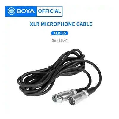Boya XLR-C5 XLR Male to XLR Female Microphone Cable